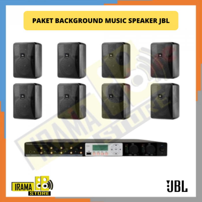 Paket Background Music Indoor Speaker JBL 25-1 - 8 Speaker